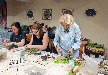 Machové obrazy v ráme